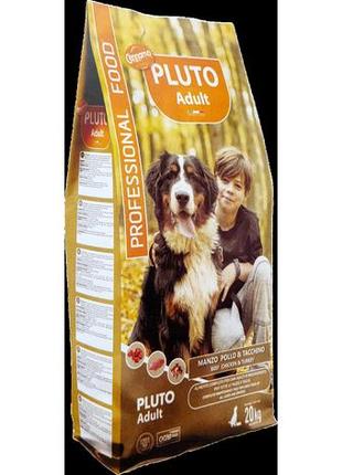 Pluto adult сухой корм для собак всех пород 20 кг