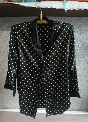 Блуза в горошек