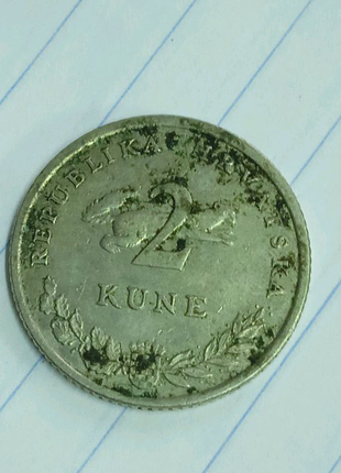 Монета 2 кині