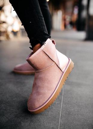 Женские ugg w classic mini «pink»