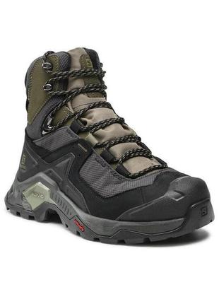 Ботинки оригинал трекинговые salomon quest element gtx gore-tex 414571 28 v0 зелёный цвет гортекс original саломон размеры спрашивайте1 фото