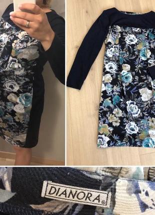 Фирменное платье dianora на осень зиму для беременной