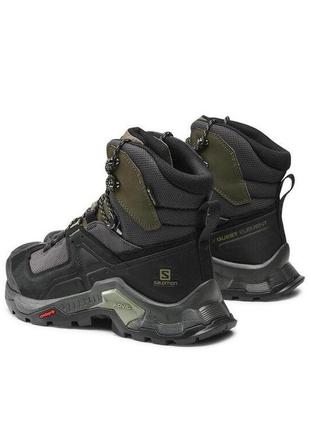 Ботинки оригинал трекинговые salomon quest element gtx gore-tex 414571 28 v0 зелёный цвет гортекс original саломон размеры спрашивайте3 фото