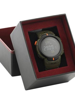 M-tac часы тактические с компасом olive, мужские наручные часы с компасом, армейские часы олива функциональные4 фото
