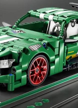 Конструктор lego technic 452 деталі машинка speed champions mersedes amg gt зелений