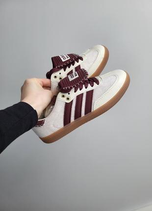 Кроссовки adidas samba x walles bonner white pony