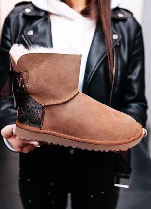 Угги женские ugg mini bailey bow ll lv