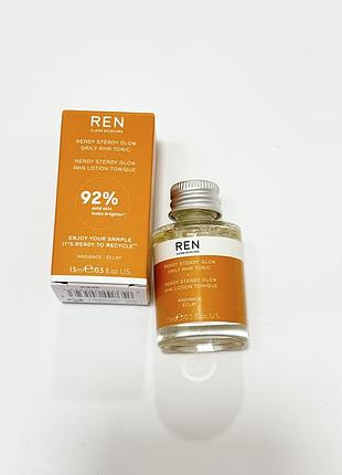 Тонік для обличчя з ана кислотами ren clean skincare ready steady glow daily aha, 15 мл