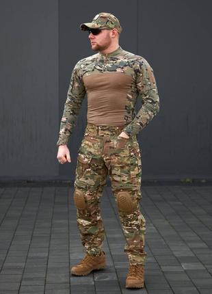 Сорочка бойова tactical series "combat shirt multicam g-4", тактичний убакс, армійська сорочка мультикам5 фото