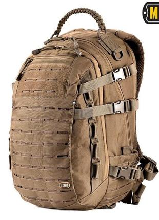M-tac рюкзак mission pack laser cut coyote, рюкзак штурмовий 25л, військовий рюкзак койот, туристичний рюкзак