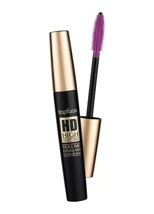 Туш для вій hd volume mascara topface 11 мл