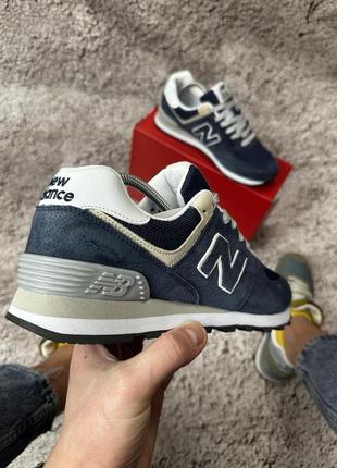 Кросівки new balance 574 (blue)5 фото