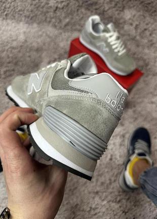 Кросівки new balance 574 (light gray)2 фото