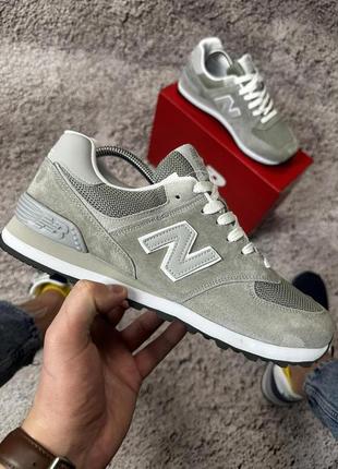 Кросівки new balance 574 (light gray)