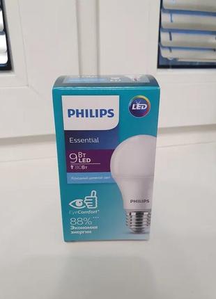 Світлодіодні ( led) лампочки philips (e27 ,9вт)1 фото