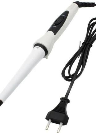 Керамічна плойка для волосся geemy gm 2815 конусна плойка для локонів