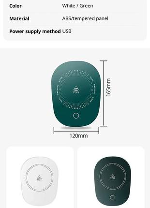 З підігрівом, підігрівна підставка для чашки офісу.читайте!3 фото