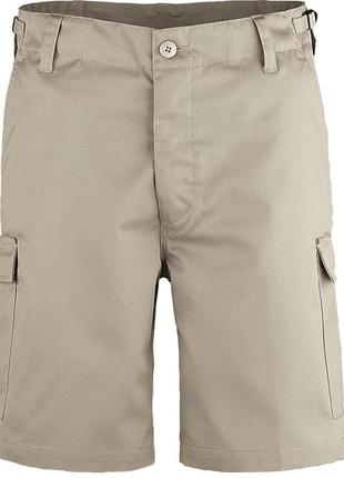 Мужские шорты brandit us ranger, милитари стиль бежевые, с водоотталкивающей обработкой