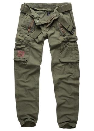 Surplus брюки surplus royal traveler slimmy olive (s)