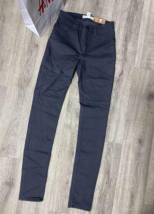 Джинсы h&m пот 33, поб 43, длина 103, ткань стрейч