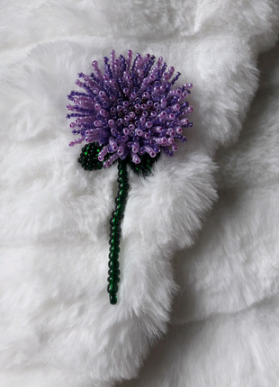 Брошка ,, квіточка" з бісеру.