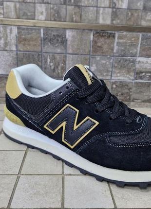 Кроссовки женские new balance 574 classic черные2 фото