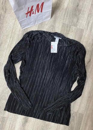Блуза h&m пог 50 пот 46 длина 65