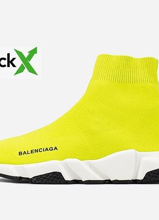 Оберіть стильні кросівки balenciaga speed trainer «yellow bb» 39