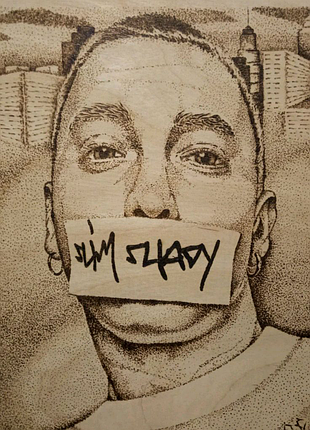 Випалювання картин, портретів