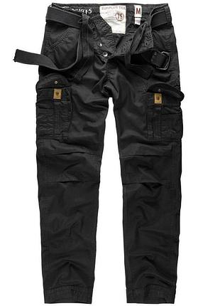 Surplus брюки surplus premium trousers slimmy schwarz (s)