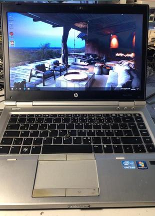 15,6" ноутбук hp elitebook 8560p i7 2620m/6gb/ssd120/3рік