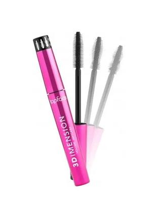 Тушь для ресниц 3dimension volume mascara topface 8 мл1 фото