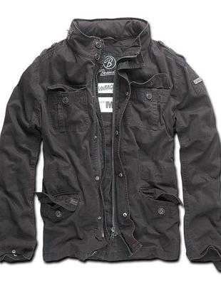 Brandit куртка brandit britannia jacket black (m)