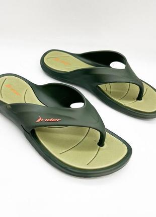 В'єтнамки/сланці rider 41(р) зелений гума 0-2-2-83499