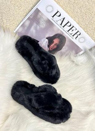 Кімнатні тапочки кт1020 (чорні)