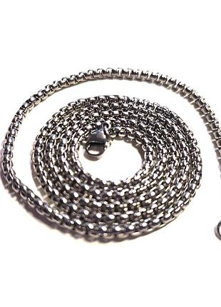 Цепочка из нержавеющей стали 45 см 2,5 мм. цепочка медсплав