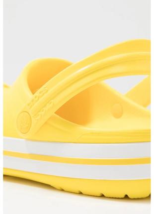 Сабо крокс крокбенд клог жовті лимоні crocs crocband clog yellow lemon/white6 фото