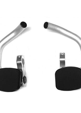 Ріжки tranzx triathlon з упором, сірий (29563)