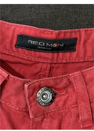 Короткие красные шорты red moon3 фото
