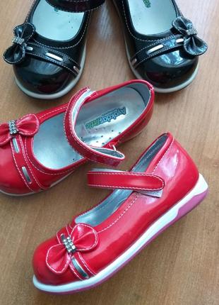 Лакові туфельки на дівчинку/ортопедичні/22,23,24,25р.