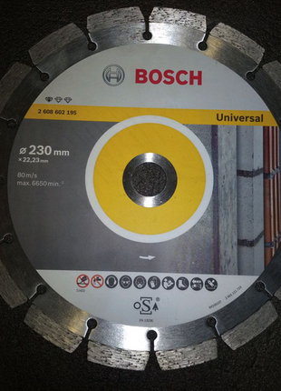 Алмазний круг bosch 230 universal