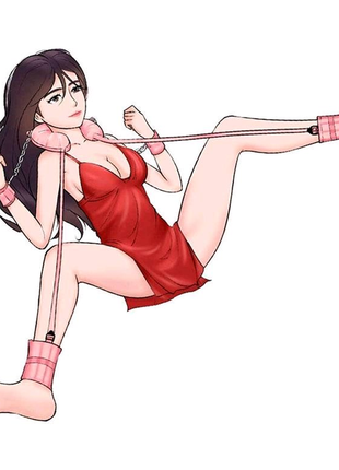 Бдсм набор для фиксации рук и ног на шею