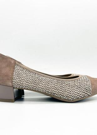 Туфлі caprice 37(р) коричневий текстиль/замша 0-1-1-9-22502-42-d-267 фото