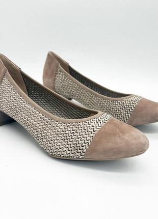 Туфлі caprice 37(р) коричневий текстиль/замша 0-1-1-9-22502-42-d-264 фото