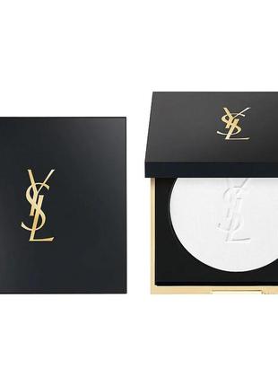 Компактная матирующая пудра yves saint laurent all hours setting powder universal 8.5 г8 фото