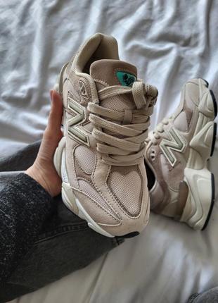 Кроссовки new balance 9060 brown