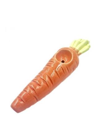 Трубка з кераміки морква2 фото