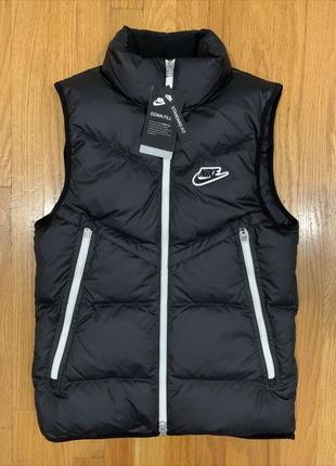 Жилетка nike sportswear down-fill windrunner оригінал cu4414-0101 фото