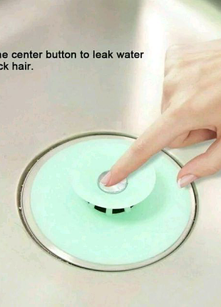 Фільтр заглушка для раковини пробка для ванни силіконова