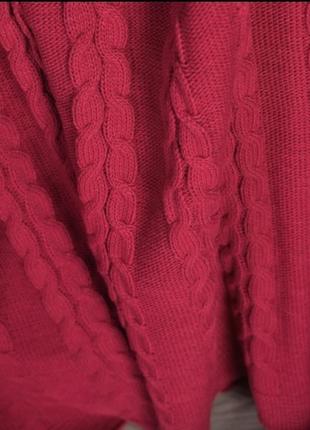 Плед вʼязаний колос 160*170 корал